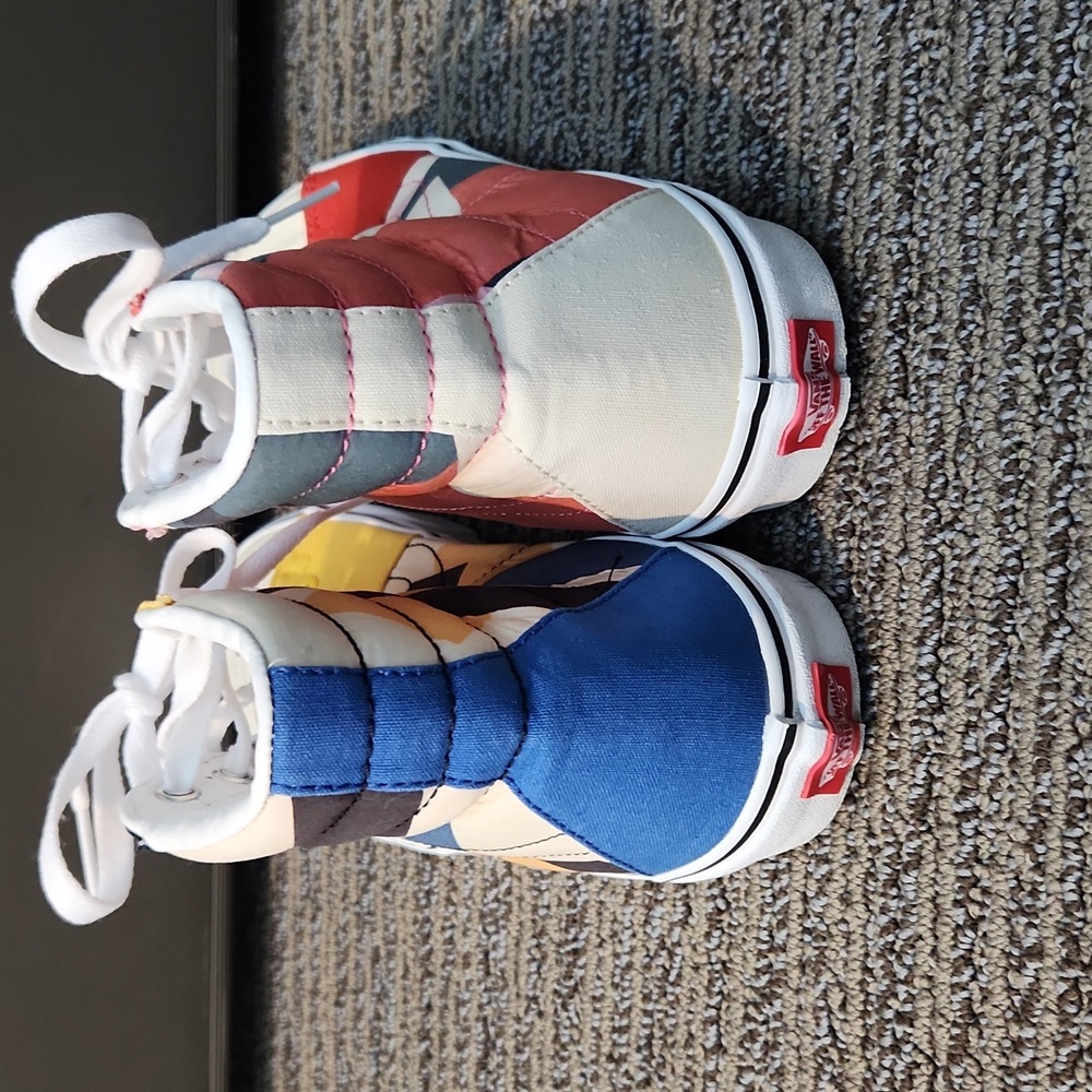 Vans + MoMA Sk8Hi Lyubov Popova Sneakers Men's Size 7 Women's Size 8.5 - Picture 4 of 16